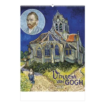   Falinaptár TOPTIMER T096 420x560mm álló Vincent Van Gogh 2027