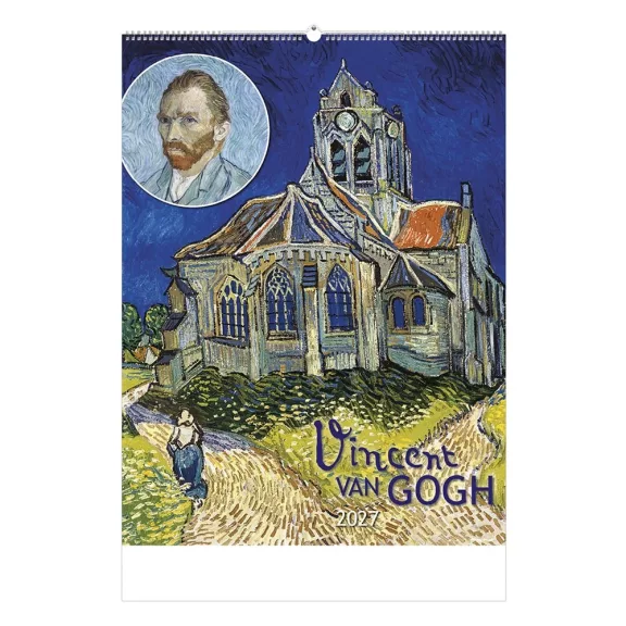 Falinaptár TOPTIMER T096 420x560mm álló Vincent Van Gogh 2027 Falinaptár TOPTIMER T096 420x560mm álló Vincent Van Gogh 2027