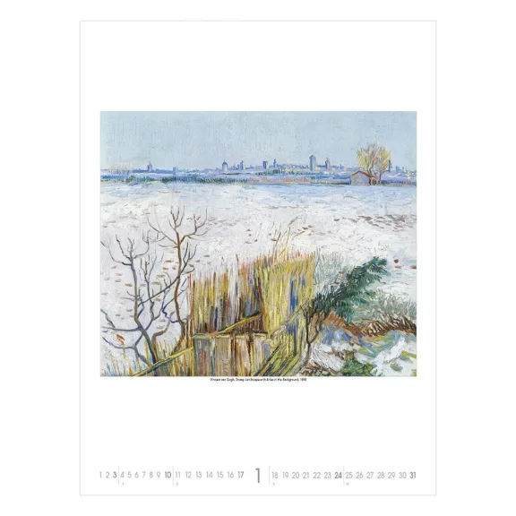 Falinaptár TOPTIMER T096 420x560mm álló Vincent Van Gogh 2027 Falinaptár TOPTIMER T096 420x560mm álló Vincent Van Gogh 2027