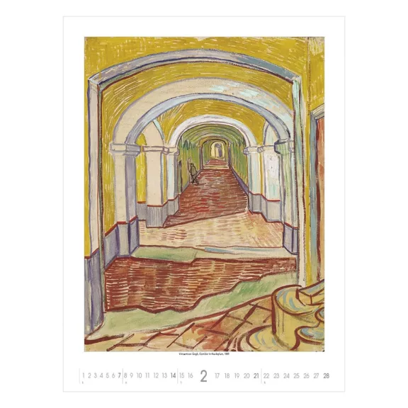 Falinaptár TOPTIMER T096 420x560mm álló Vincent Van Gogh 2027 Falinaptár TOPTIMER T096 420x560mm álló Vincent Van Gogh 2027