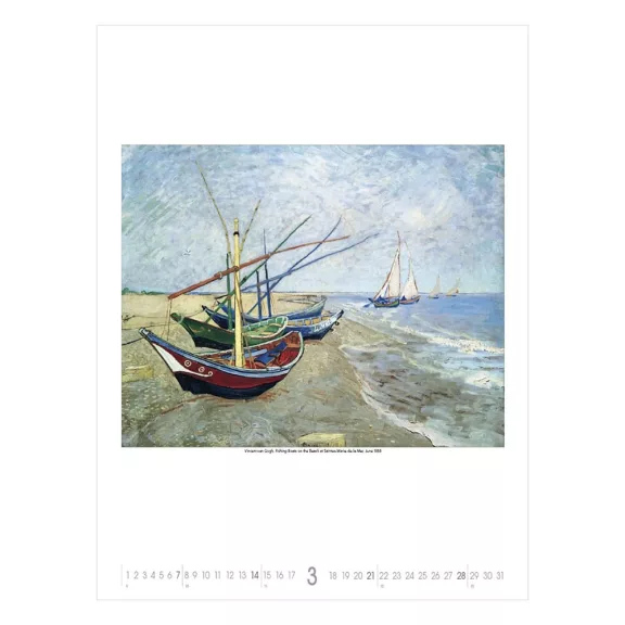 Falinaptár TOPTIMER T096 420x560mm álló Vincent Van Gogh 2027 Falinaptár TOPTIMER T096 420x560mm álló Vincent Van Gogh 2027
