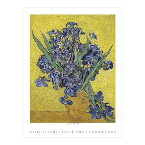 Falinaptár TOPTIMER T096 420x560mm álló Vincent Van Gogh 2026.