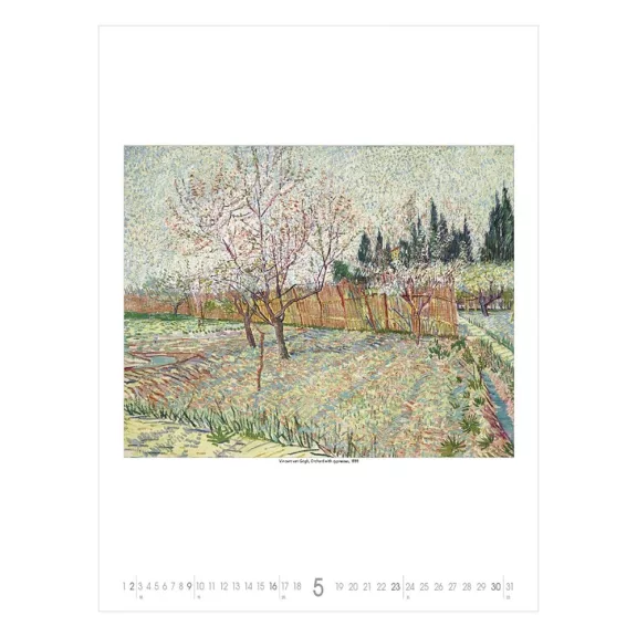 Falinaptár TOPTIMER T096 420x560mm álló Vincent Van Gogh 2027 Falinaptár TOPTIMER T096 420x560mm álló Vincent Van Gogh 2027