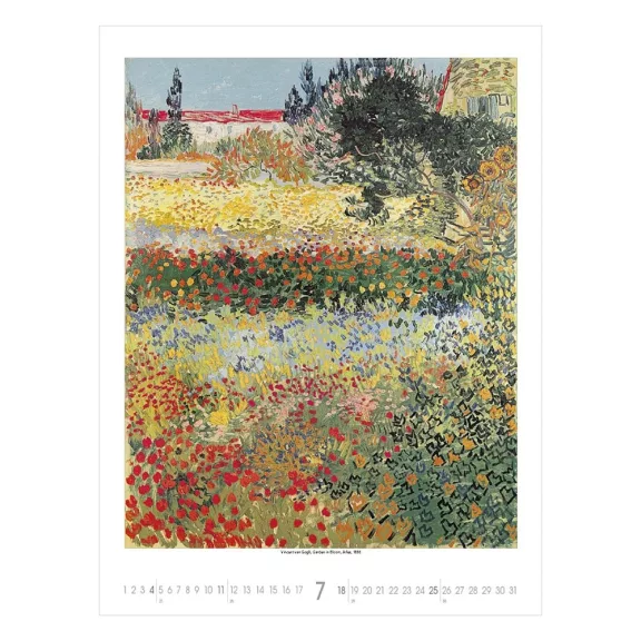 Falinaptár TOPTIMER T096 420x560mm álló Vincent Van Gogh 2027 Falinaptár TOPTIMER T096 420x560mm álló Vincent Van Gogh 2027