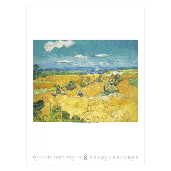 Falinaptár TOPTIMER T096 420x560mm álló Vincent Van Gogh 2027 Falinaptár TOPTIMER T096 420x560mm álló Vincent Van Gogh 2027