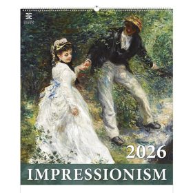   Falinaptár TOPTIMER T096 420x560mm álló Impresszionisták 2026.