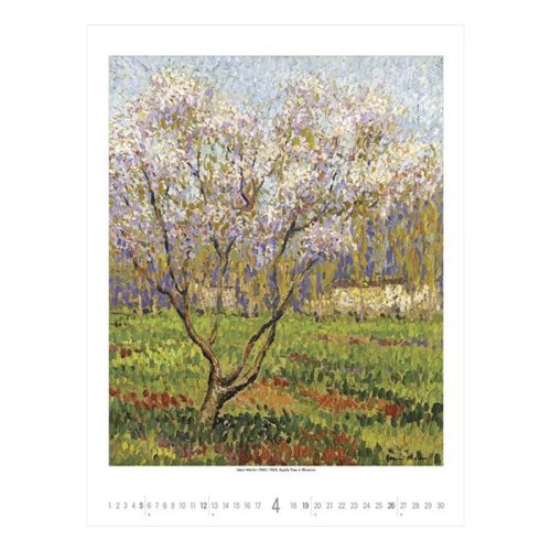 Falinaptár TOPTIMER T096 420x560mm álló Gardens impressionism 2026.