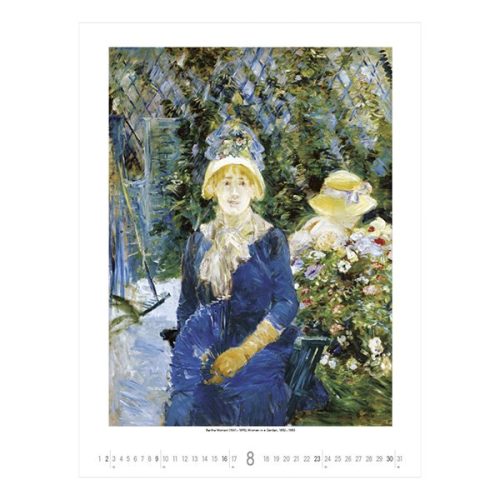 Falinaptár TOPTIMER T096 420x560mm álló Gardens impressionism 2026.