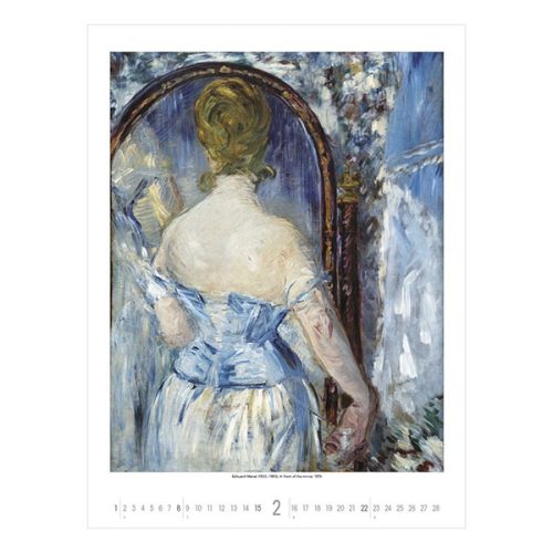 Falinaptár TOPTIMER T096 420x560mm álló Monet to Klee 2026.