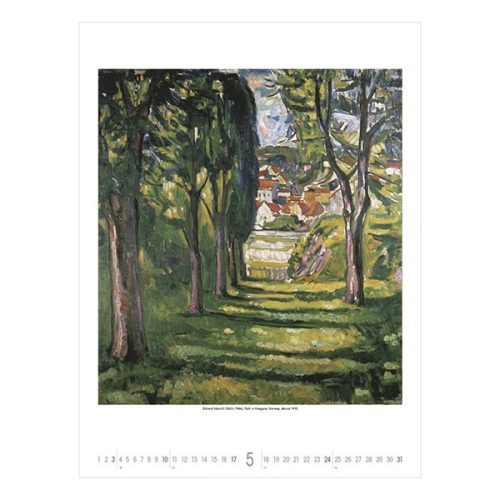 Falinaptár TOPTIMER T096 420x560mm álló Monet to Klee 2026.