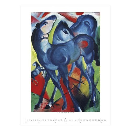 Falinaptár TOPTIMER T096 420x560mm álló Monet to Klee 2026.