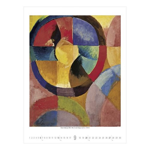 Falinaptár TOPTIMER T096 420x560mm álló Monet to Klee 2026.