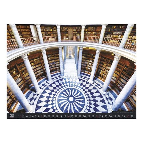 Falinaptár TOPTIMER T096 420x560mm fekvő Bibliotheca 2026.