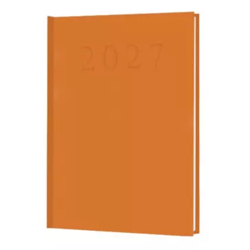 Határidőnapló A/5 napi narancssárga műbőr 2027