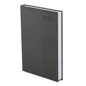 Határidőnapló VECTRALINE B/5 heti fekete műbőr 2027