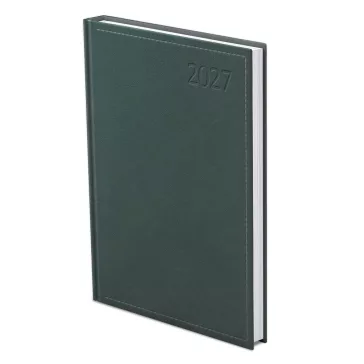   Határidőnapló TOPTIMER Traditional T020 B/5 napi fehér lapos zöld 2027