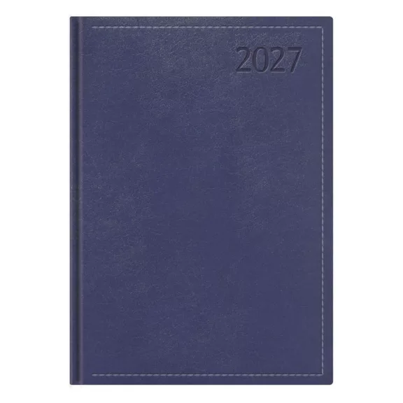 Határidőnapló TOPTIMER Traditional T022 B/6 napi fehér lapos kék 2027 Határidőnapló TOPTIMER Traditional T022 B/6 napi fehér lapos kék 2027