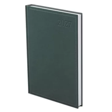   Határidőnapló TOPTIMER Traditional T012 B/6 heti fehér lapos zöld 2027