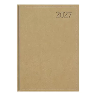   Határidőnapló TOPTIMER Traditional T012 B/6 heti fehér lapos bézs 2027