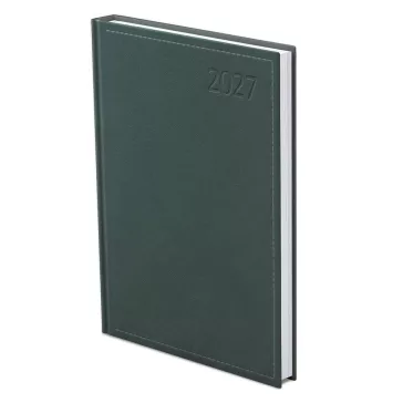   Határidőnapló TOPTIMER Traditional T021 A/5 napi fehér lapos zöld 2027
