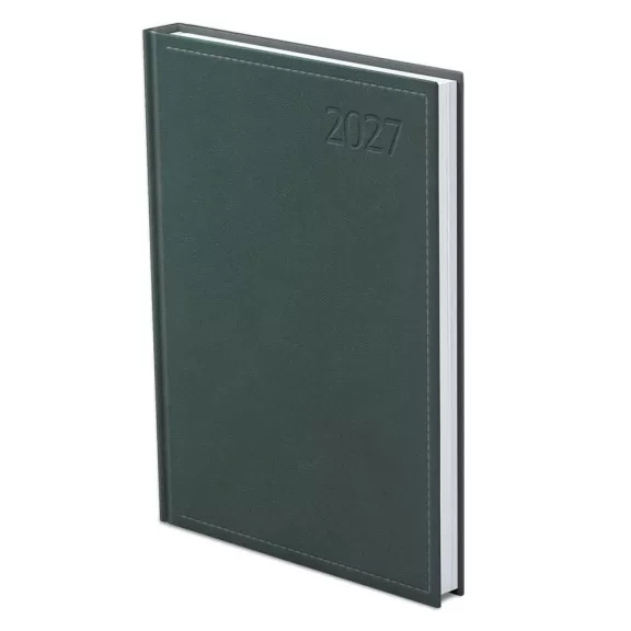 Határidőnapló TOPTIMER Traditional T021 A/5 napi fehér lapos zöld 2027 Határidőnapló TOPTIMER Traditional T021 A/5 napi fehér lapos zöld 2027