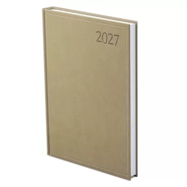  Határidőnapló TOPTIMER Traditional T011 B/5 heti fehér lapos bézs 2027