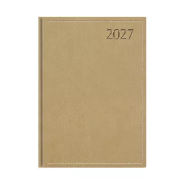   Határidőnapló TOPTIMER Traditional T011 B/5 heti fehér lapos bézs 2027