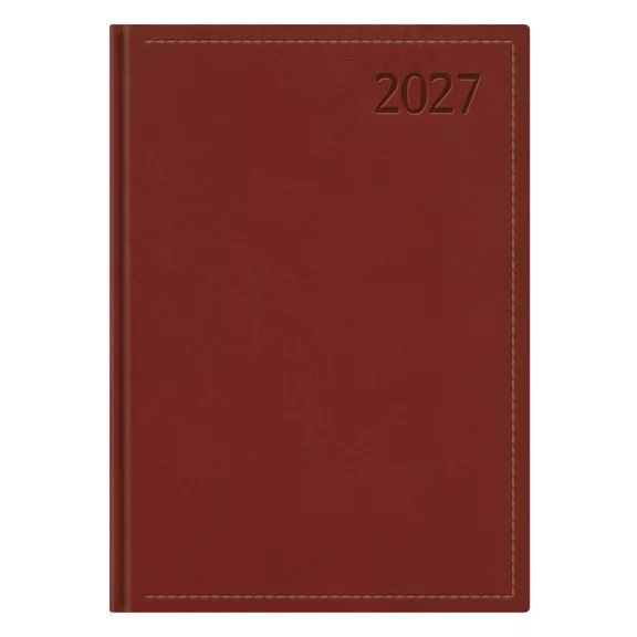 Határidőnapló TOPTIMER Traditional T010 A/4 heti fehér lapos bordó 2027 Határidőnapló TOPTIMER Traditional T010 A/4 heti fehér lapos bordó 2027
