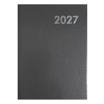 Határidőnapló ALISCA B/5 heti fehér lapos szürke 2027