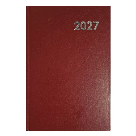 Határidőnapló ALISCA B/5 heti fehér lapos bordó 2027 Határidőnapló ALISCA B/5 heti fehér lapos bordó 2027