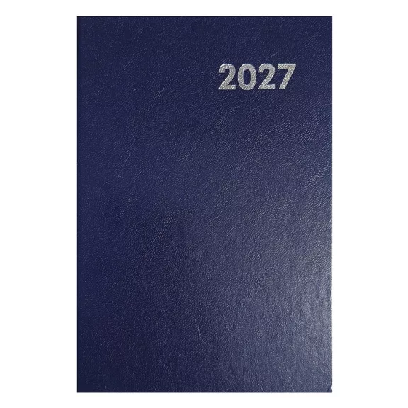 Határidőnapló ALISCA A/5 napi fehér lapos kék 2027 Határidőnapló ALISCA A/5 napi fehér lapos kék 2027