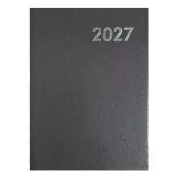Határidőnapló ALISCA A/5 napi fehér lapos szürke 2027