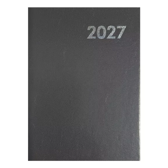 Határidőnapló ALISCA A/5 napi fehér lapos szürke 2027 Határidőnapló ALISCA A/5 napi fehér lapos szürke 2027