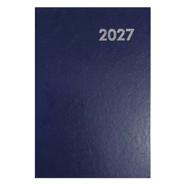 Határidőnapló ALISCA B/6 napi fehér lapos kék 2027