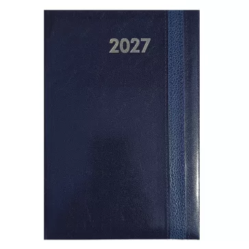   Határidőnapló ALISCA Rebel varrott B/5 heti fehér lapos kék 2027