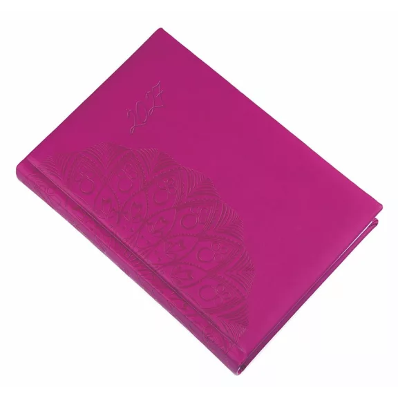 Határidőnapló REALSYSTEM Librobello Hölgyeknek B/6 napi fehér lapos pink 2027 Határidőnapló REALSYSTEM Librobello Hölgyeknek B/6 napi fehér lapos pink 2027