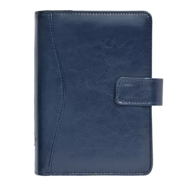   Gyűrűs kalendárium SATURNUS M231 sárga lapos kék műbőr 2026.