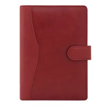   Gyűrűs kalendárium SATURNUS S212 sárga lapos bordó marhabőr 2026.