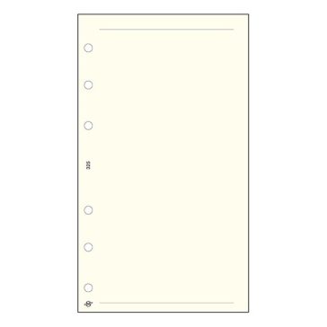   Gyűrűs kalendárium betét SATURNUS L325 sima jegyzetlap sárga lapos