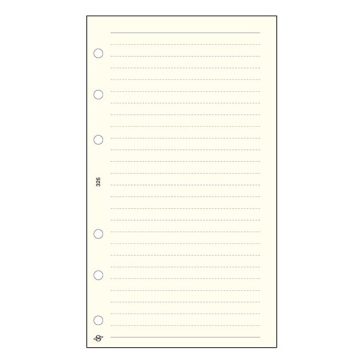   Gyűrűs kalendárium betét SATURNUS L326 vonalas jegyzetlap sárga lapos