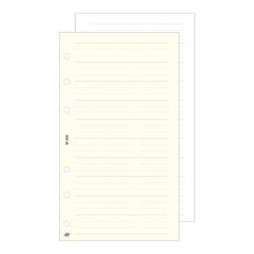   Gyűrűs kalendárium betét SATURNUS L320/F telefon bianco fehér lapos