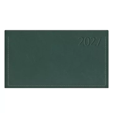   Zsebnaptár TOPTIMER Traditional T030 fekvő fehér lapos zöld 2027