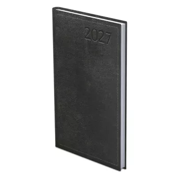   Zsebnaptár TOPTIMER Traditional T035 álló fehér lapos fekete 2027