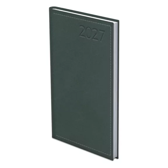 Zsebnaptár TOPTIMER Traditional T035 álló fehér lapos zöld 2027 Zsebnaptár TOPTIMER Traditional T035 álló fehér lapos zöld 2027