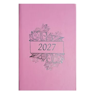   Zsebnaptár ALISCA Liv 7 napos álló fehér lapos vegyes 2027