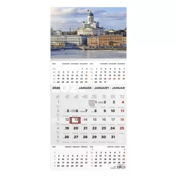   Speditőr naptár TOPTIMER T076 1 tömbös 5 havi Város 2027