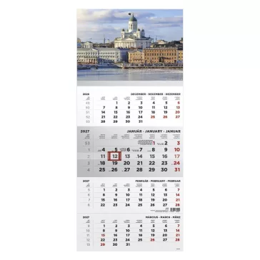   Speditőr naptár TOPTIMER T079 1 tömbös 4 havi Város 2027