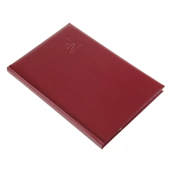 Tárgyalási napló REALSYSTEM Standard B/5 fehér lapos bordó Tárgyalási napló REALSYSTEM Standard B/5 fehér lapos bordó