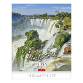 Falinaptár CSG 300x340mm álló Vízesések 2026.