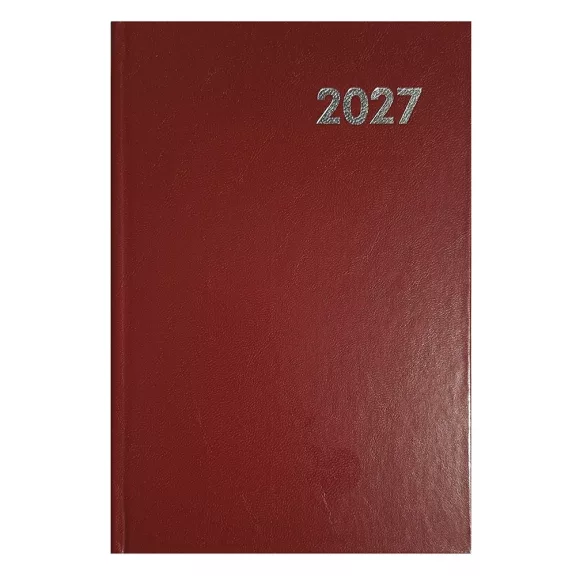 Határidőnapló ALISCA B/6 heti fehér lapos bordó 2027 Határidőnapló ALISCA B/6 heti fehér lapos bordó 2027